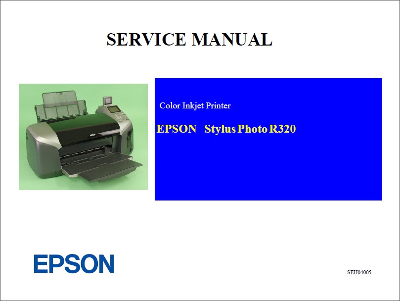 EPSON R320 Service Manual-1